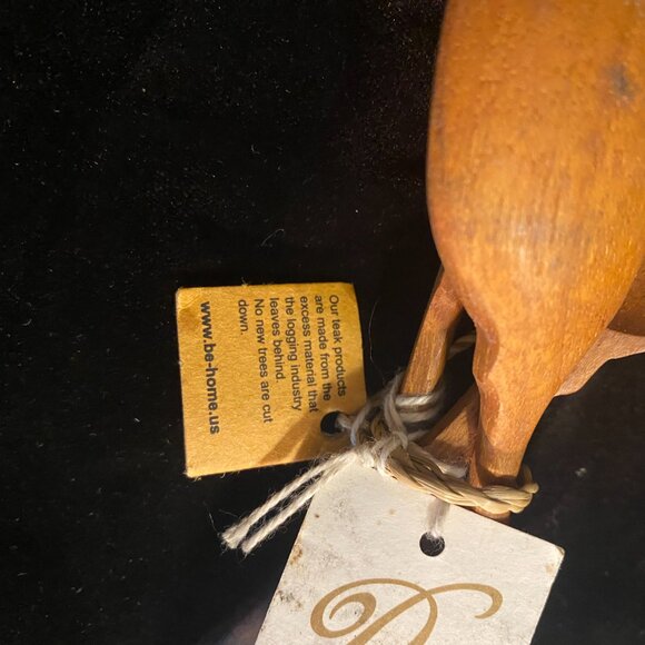 Be Home Handcrafted Wooden Olive/Condiment Spoon Set (4) – 5.5” - Picture 5 of 6